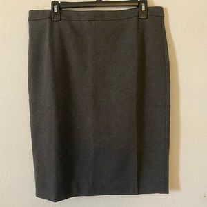BRAND NEW J CREW GRAY BUSINESS PENCIL SKIRT